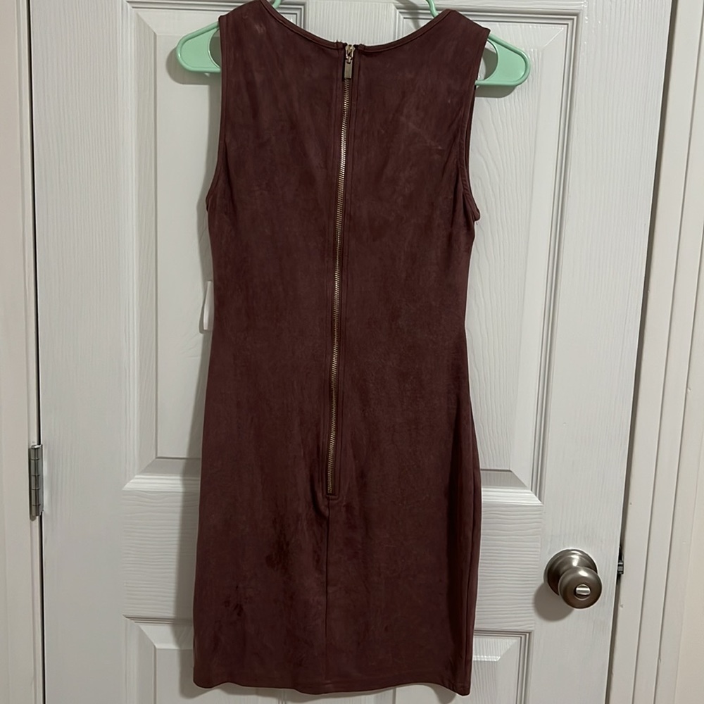 NWT Charlotte Russe suede dress - Picture 3 of 5